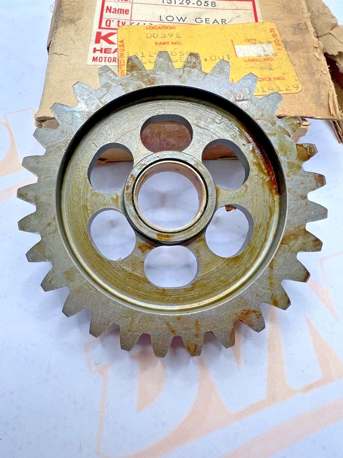 Original Kawasaki LOW GEAR KLR250 KZ250 13129-058