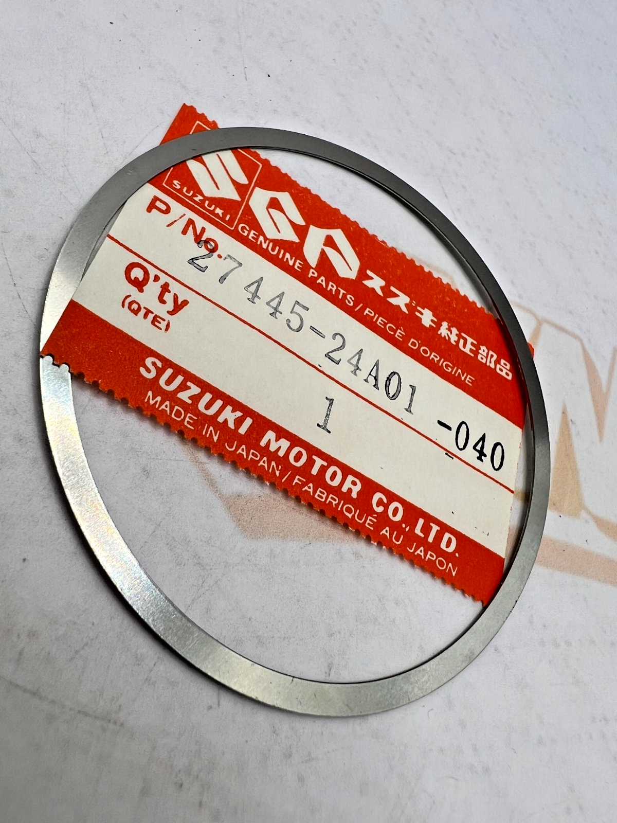SUZUKI NOS FINAL DRIVE GEAR SHIM 0.40 GSX1100 GSX 1100 GV1400 GV 1400