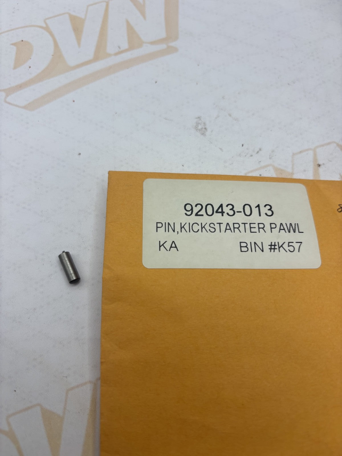 1 NEW Genuine Kawasaki KD80 KM100 G5 MC1 90 Kick Starter Pawl Pin OEM 92043-013