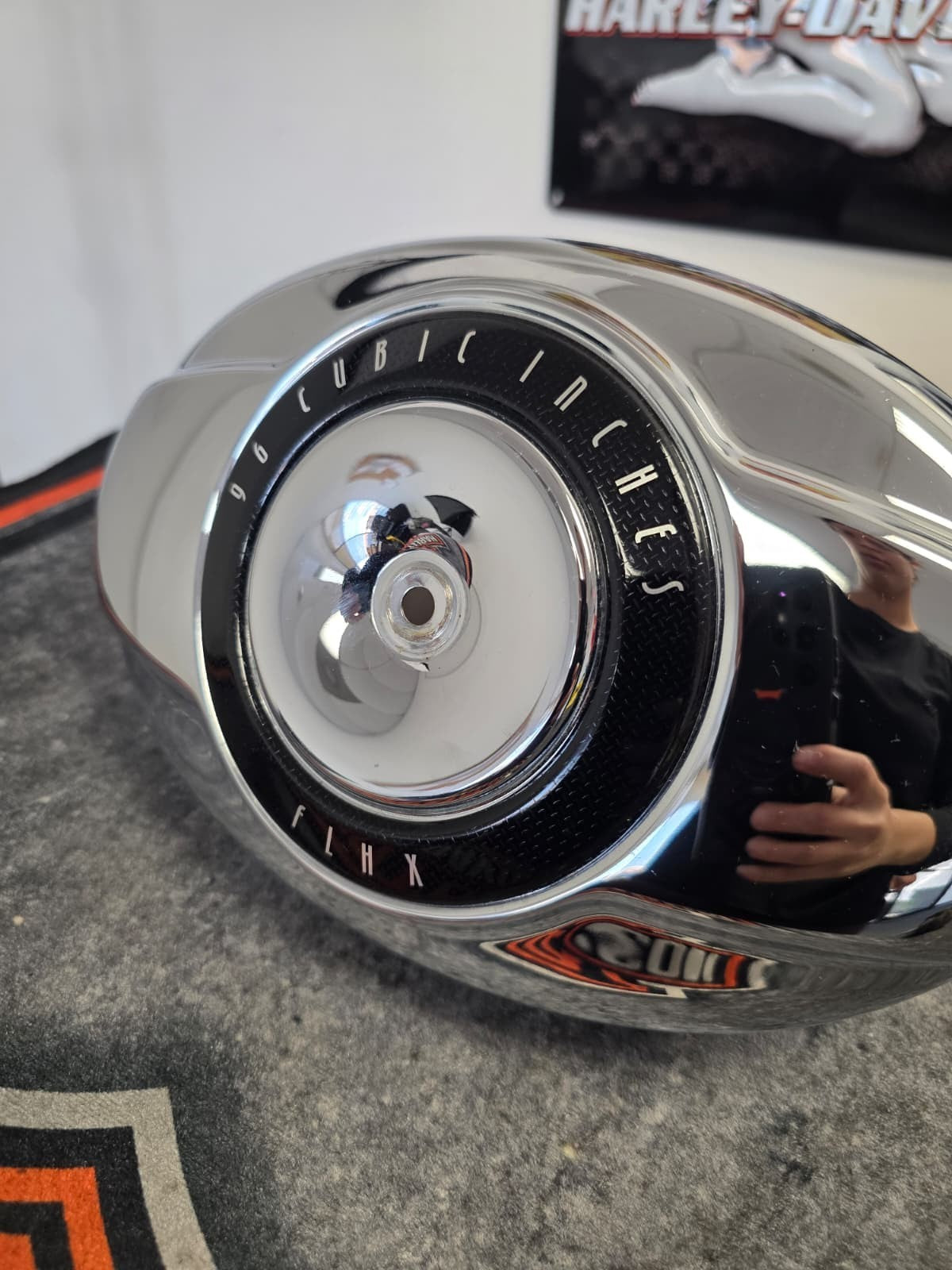 Harley Davidson 07-Later Softail OEM Chrome Air Cleaner Cover 29121-07