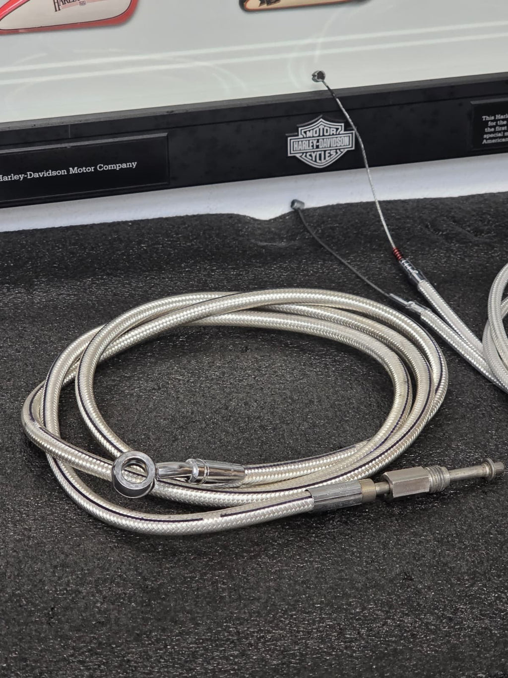 TALLER HANDBar CableS and Brake Line Kit For Harley-Davidson SOFTAIL 06-17