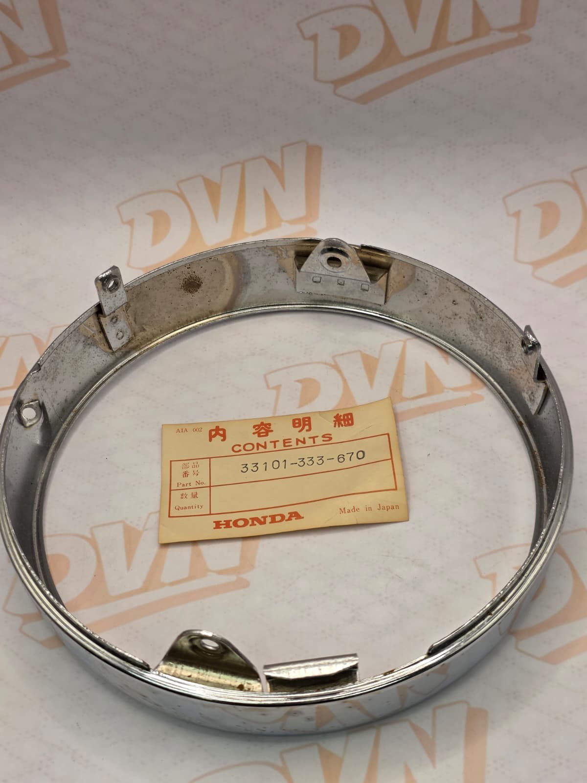 HONDA STANLEY HEADLIGHT RETAINING RING #HM-18M-S 33101-333-670