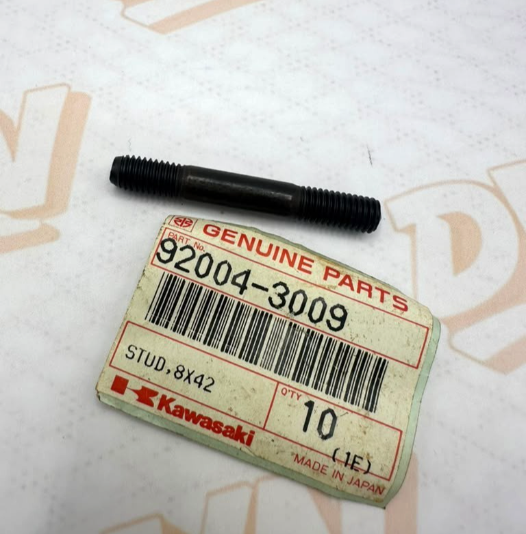 Kawasaki STUD,8X42 92004-3009 OEM NEW