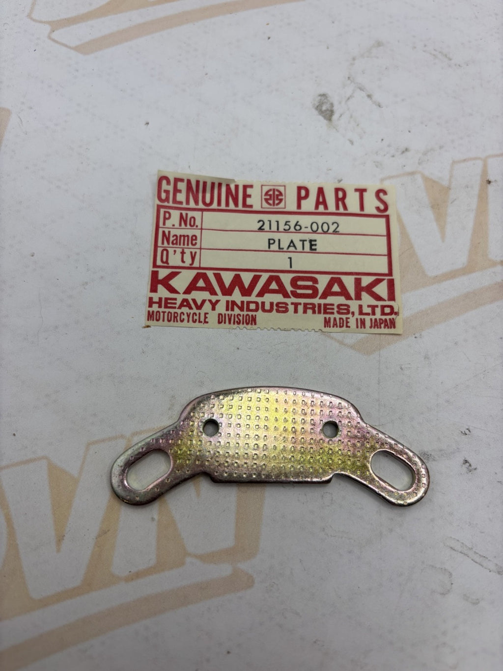 Kawasaki H2 750 H1D   21156-002 Pick Up Plate H1D  CDI Triplestuff