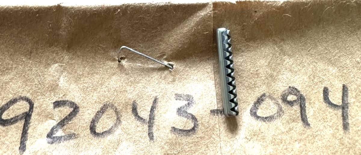 NOS Kawasaki Tank Cap Fitting Pin H2 S1 PART# 92043-094