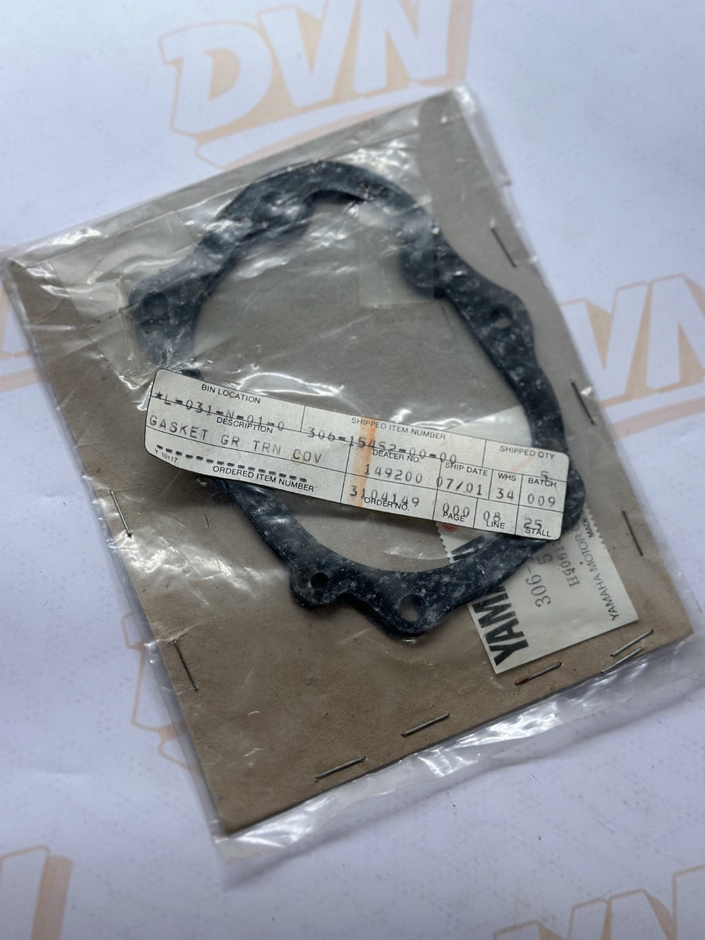 New OEM Yamaha 306-15452-00-00 Gear Cover Gasket Qty 1 NOS