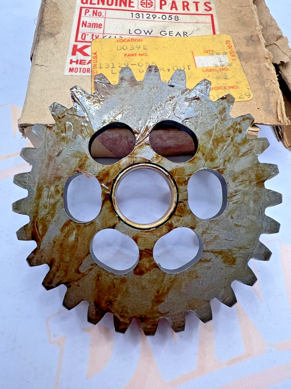 Original Kawasaki LOW GEAR KLR250 KZ250 13129-058