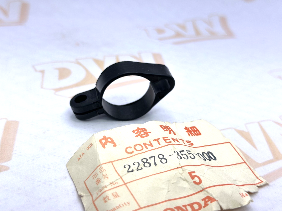 NOS Honda CB125 TL125 XL100 XL125 XR185 XR200 Clutch Cable Clamp 22878-355-000