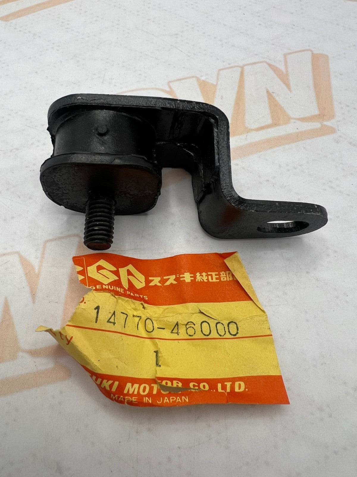 NOS GENUINE Suzuki  RM80, 1977-78, Muffler Support Damper  14770-46000