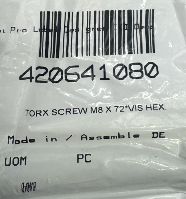Ski-Doo Torx Screw 420641080
