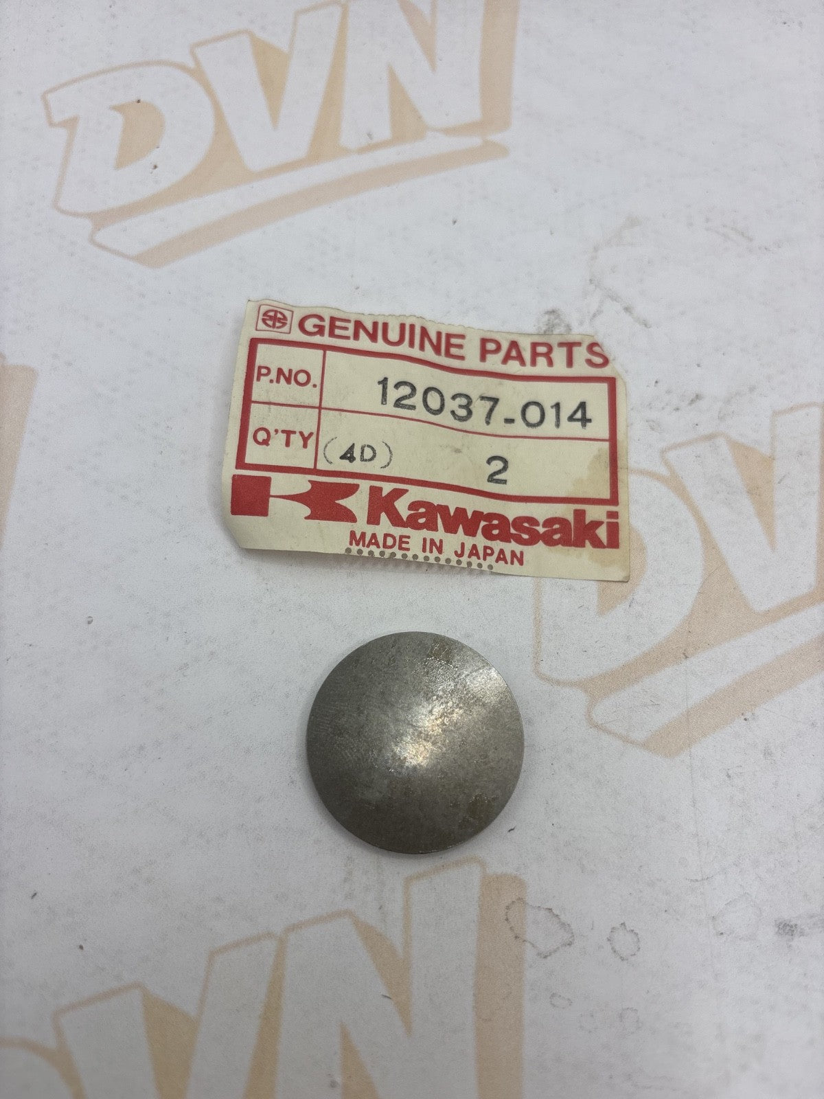 NOS 2.65T Tappet Shim Kawasaki 76-77 KZ900 73-75 Z1 KZ1000 12037-014