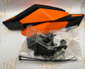 OEM Brandauer KTM Style Handguards Orange Black w/ Mounting Kit Made in Austria