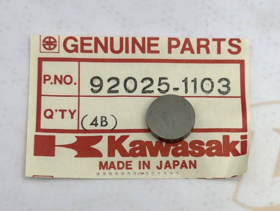 1 NOS Genuine Kawasaki KZ650 KZ750 ZX750 ZX900 Shim 2.65 Part OEM 92025-1103 NEW