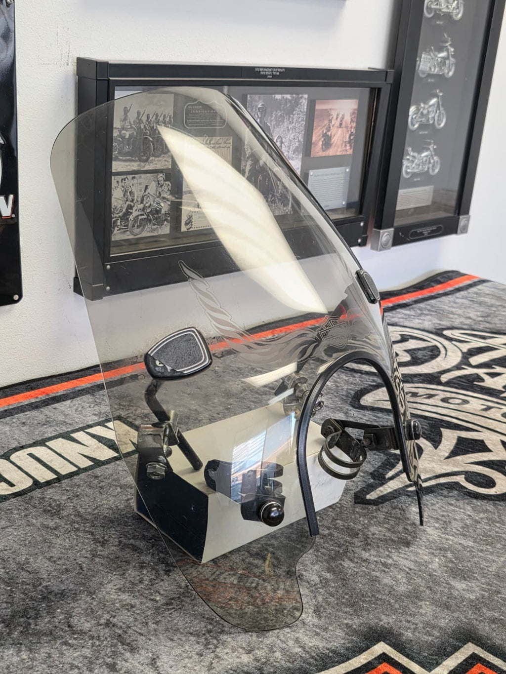 Clear Motorcycle Windshield For Harley  Softail