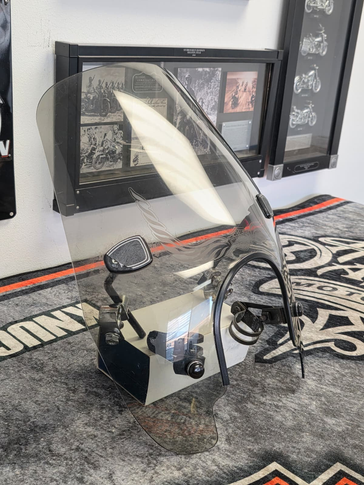 Clear Motorcycle Windshield For Harley  Softail