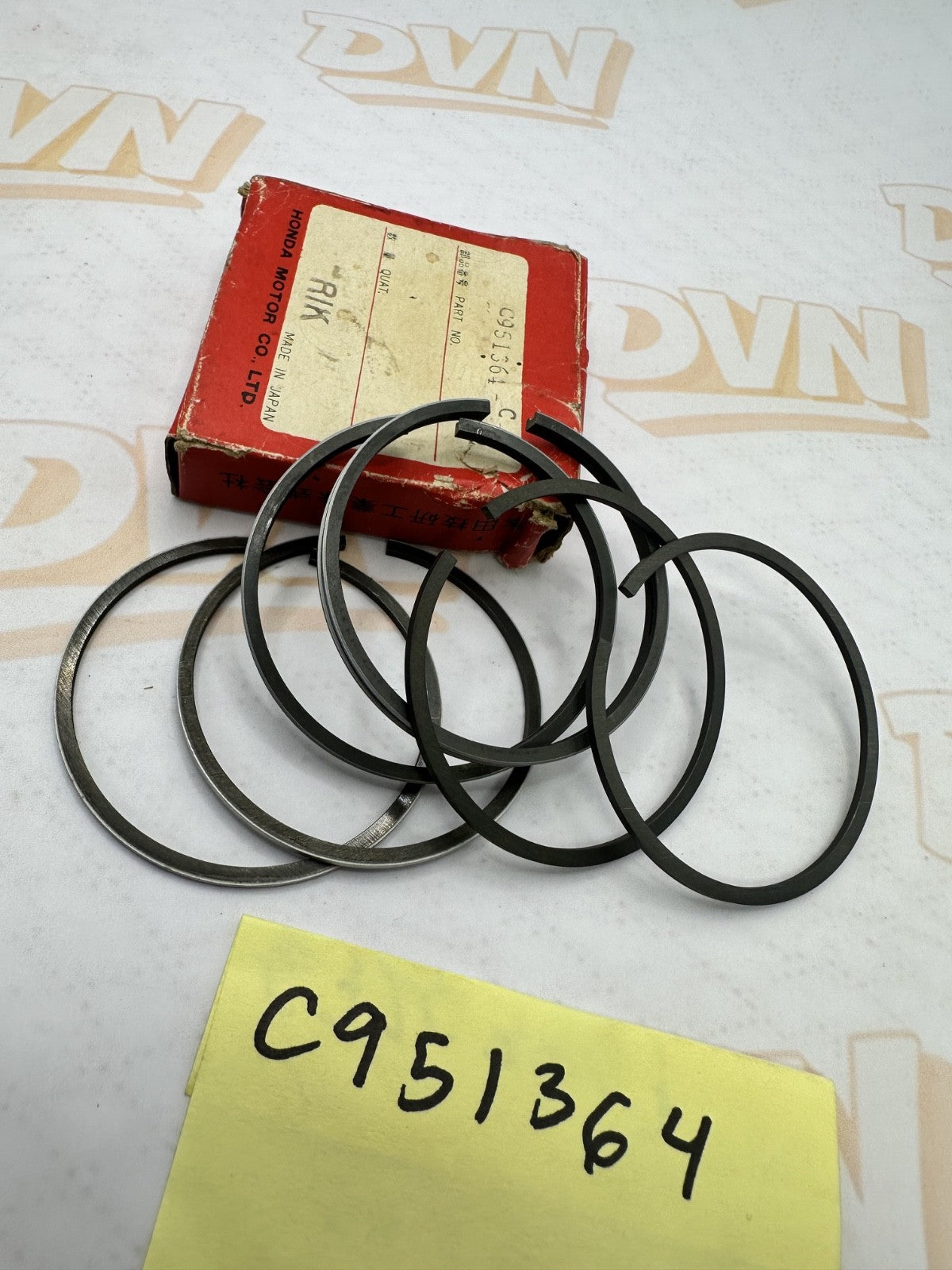 OEM Honda C951364-S1 Piston Ring Set of 6 Rings NOS NEW Japan C951364S1