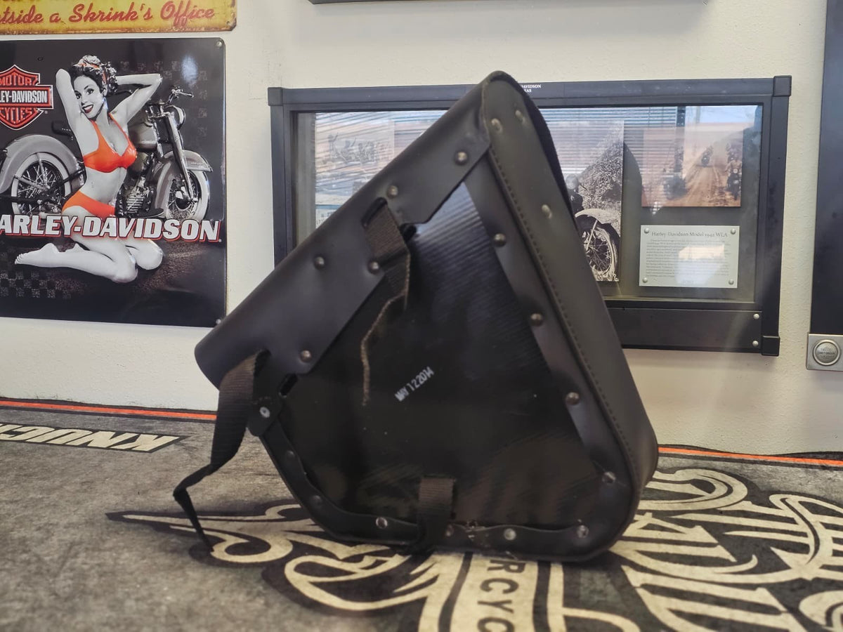 Harley Davidson Original Genuine Motorcycle Saddlebag Black