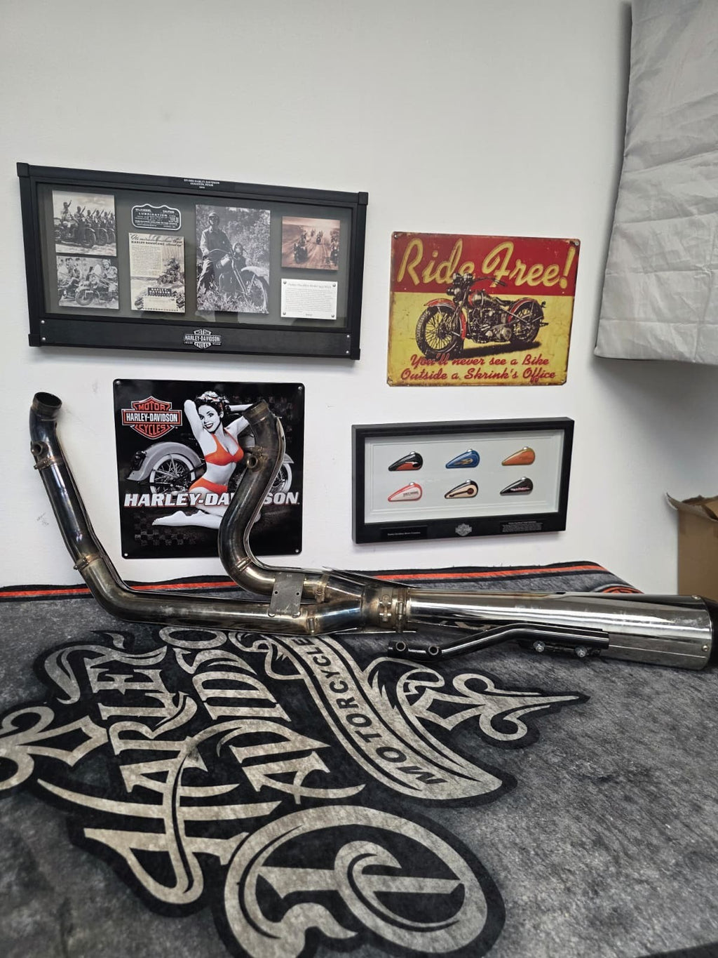 CVO SPRINGER 07-09 EXAUST SYSTEM (REINHART)  HARLEY DAVISON SOFTAIL