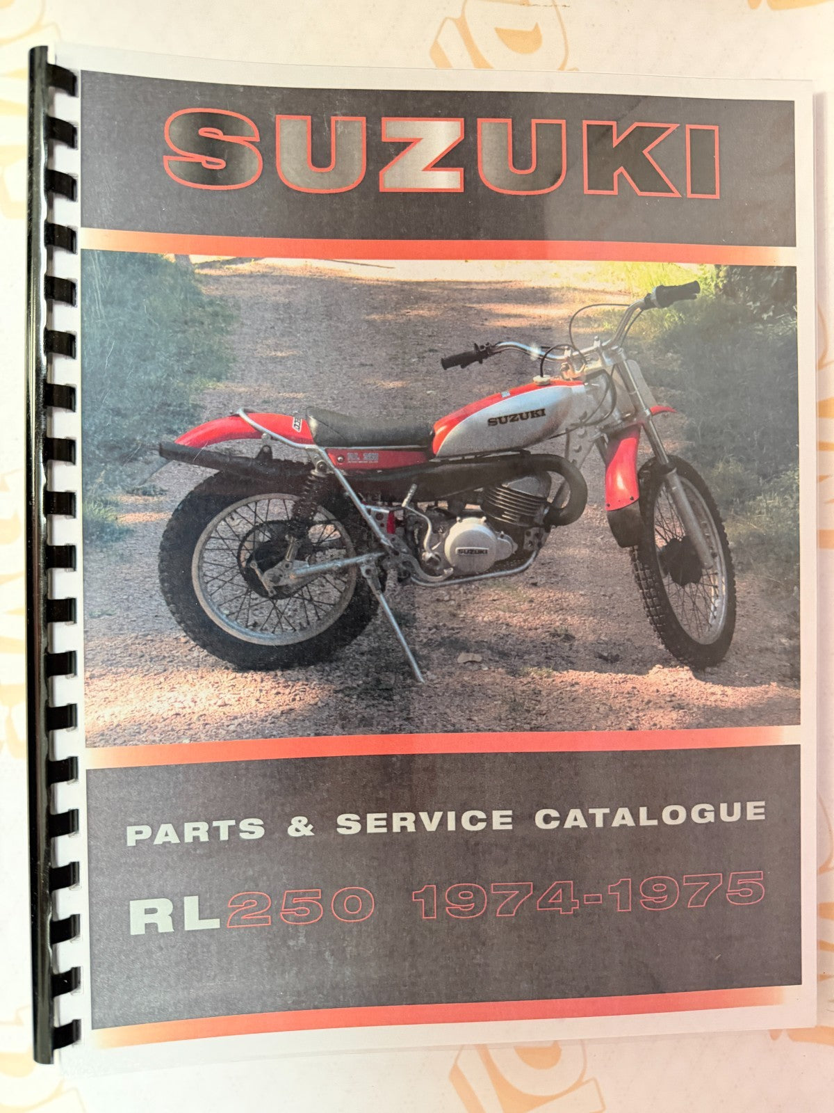 Suzuki RL250 parts and service manual 1974-1975