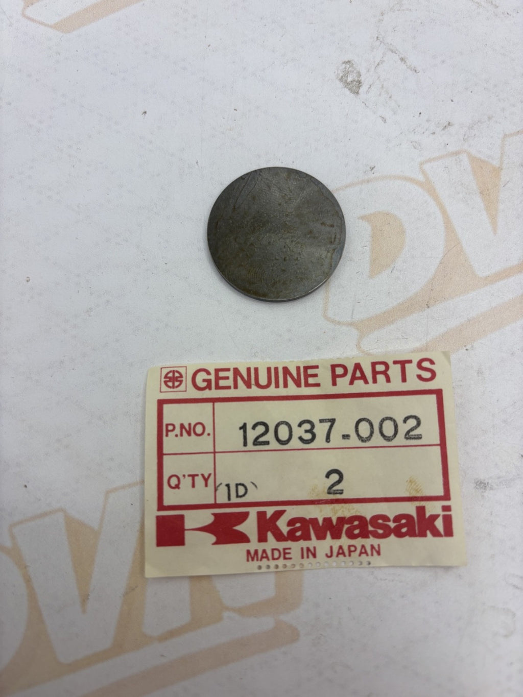 NOS OEM Kawasaki 2.05T Tappet Shim 1977-2005 KZ1000 1973-1975 Z1 # 12037-002
