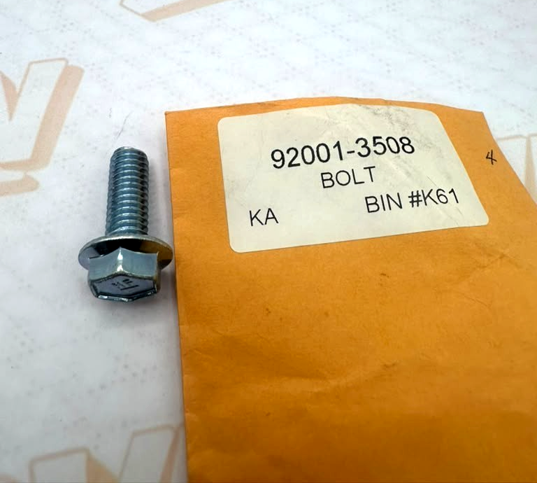 Kawasaki NOS NEW 92001-3508  BOLT,SPECIAL,3/8- 16X 1.00