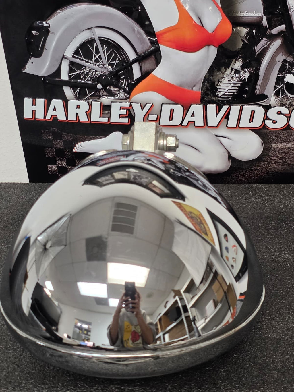 Vintage 7INCH  Round Headlamp for Harley Davidson