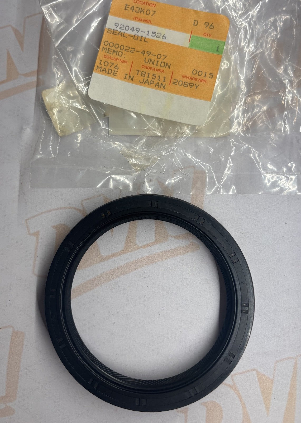 NOS Kawasaki Oil Seal  92049-1525 New In Package Genuine