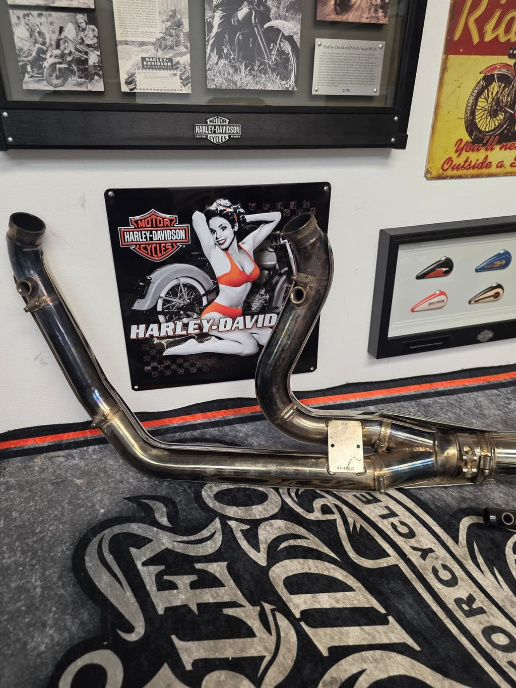 CVO SPRINGER 07-09 EXAUST SYSTEM (REINHART)  HARLEY DAVISON SOFTAIL