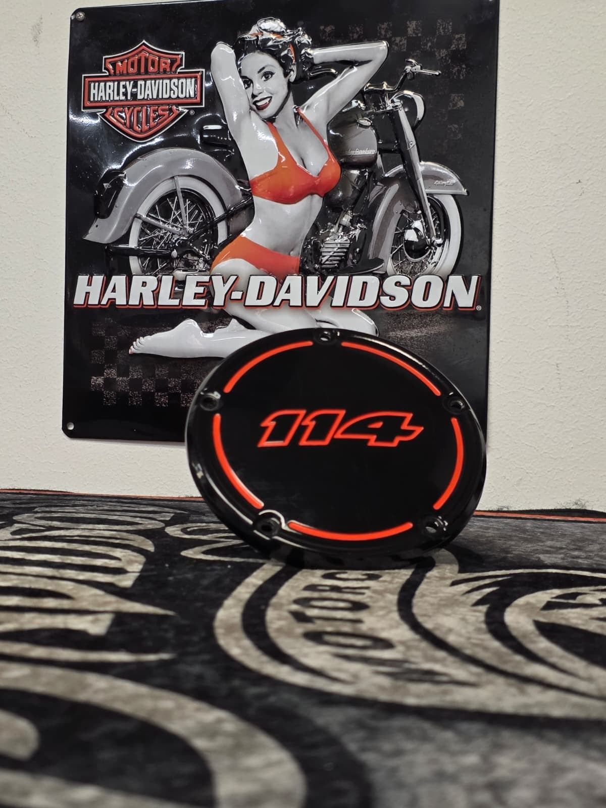 114 DERBY COVER  Harley SOFTAIL MILWAKE EIGHT   18 -LATER MODELS
