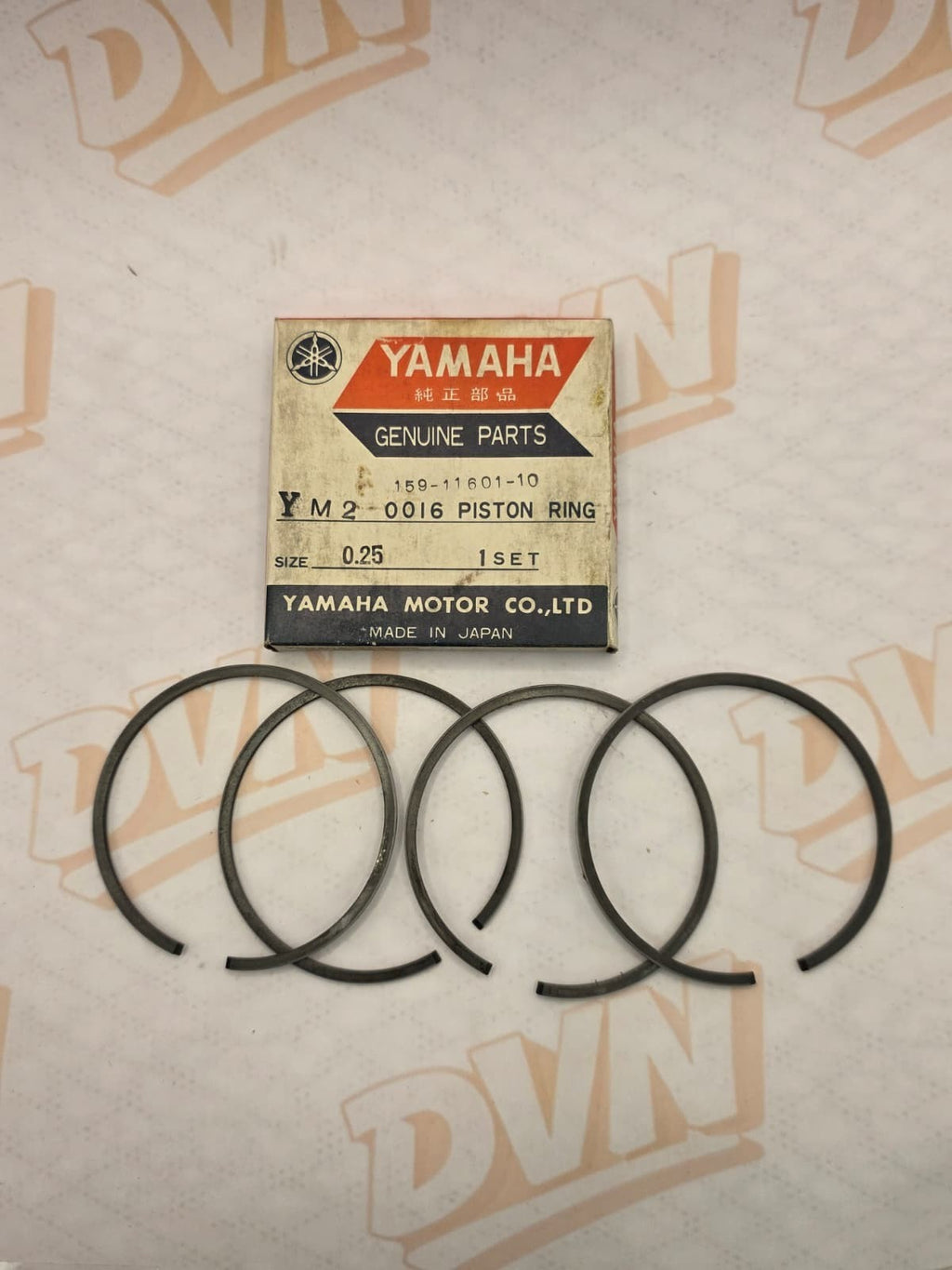 Yamaha YMC2 Big Bear 305 piston ring set YM2 0016 Size 0.25 159-11601-10