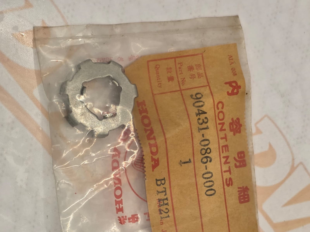 *OEM LOCK WASHER CLUTCH NUT 1976 AND NEWER Z50'S ALL 70'S 90431-086-000
