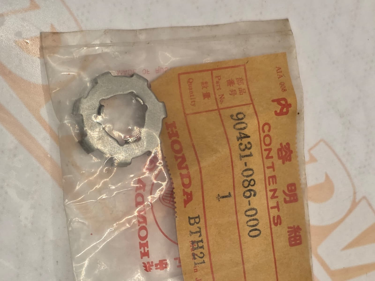 *OEM LOCK WASHER CLUTCH NUT 1976 AND NEWER Z50'S ALL 70'S 90431-086-000