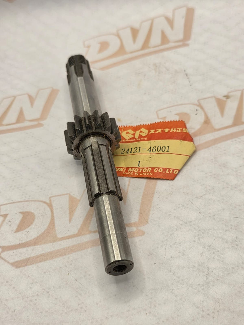 NOS Suzuki Transmission Countershaft RM50 JR80 DS80 24121-46001