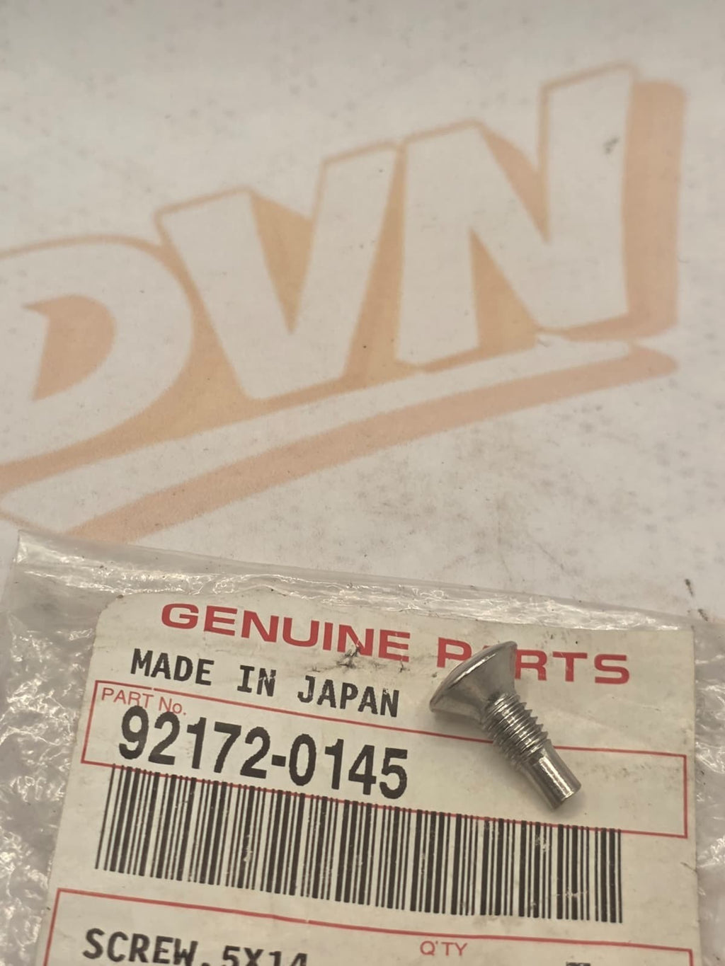 NOS GENUINE Kawasaki SCREW,5X14 VULCAN 1500 VN1500D CLASSIC OEM 92172-0145