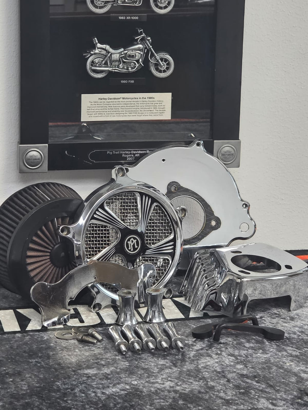 HARLEY DAVISON TOURING Venturi Speed  Air Cleaner, Chrome