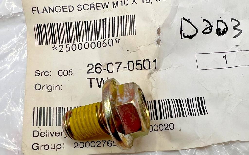 BRP 250000060 Drive System Screw Bombardier Outlander Traxter 400 500 650