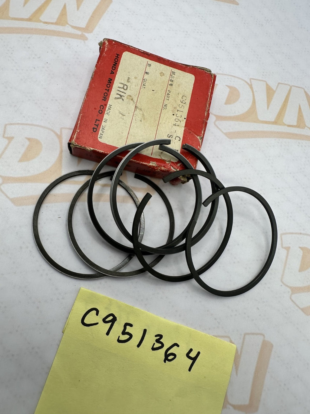 OEM Honda C951364-S1 Piston Ring Set of 6 Rings NOS NEW Japan C951364S1