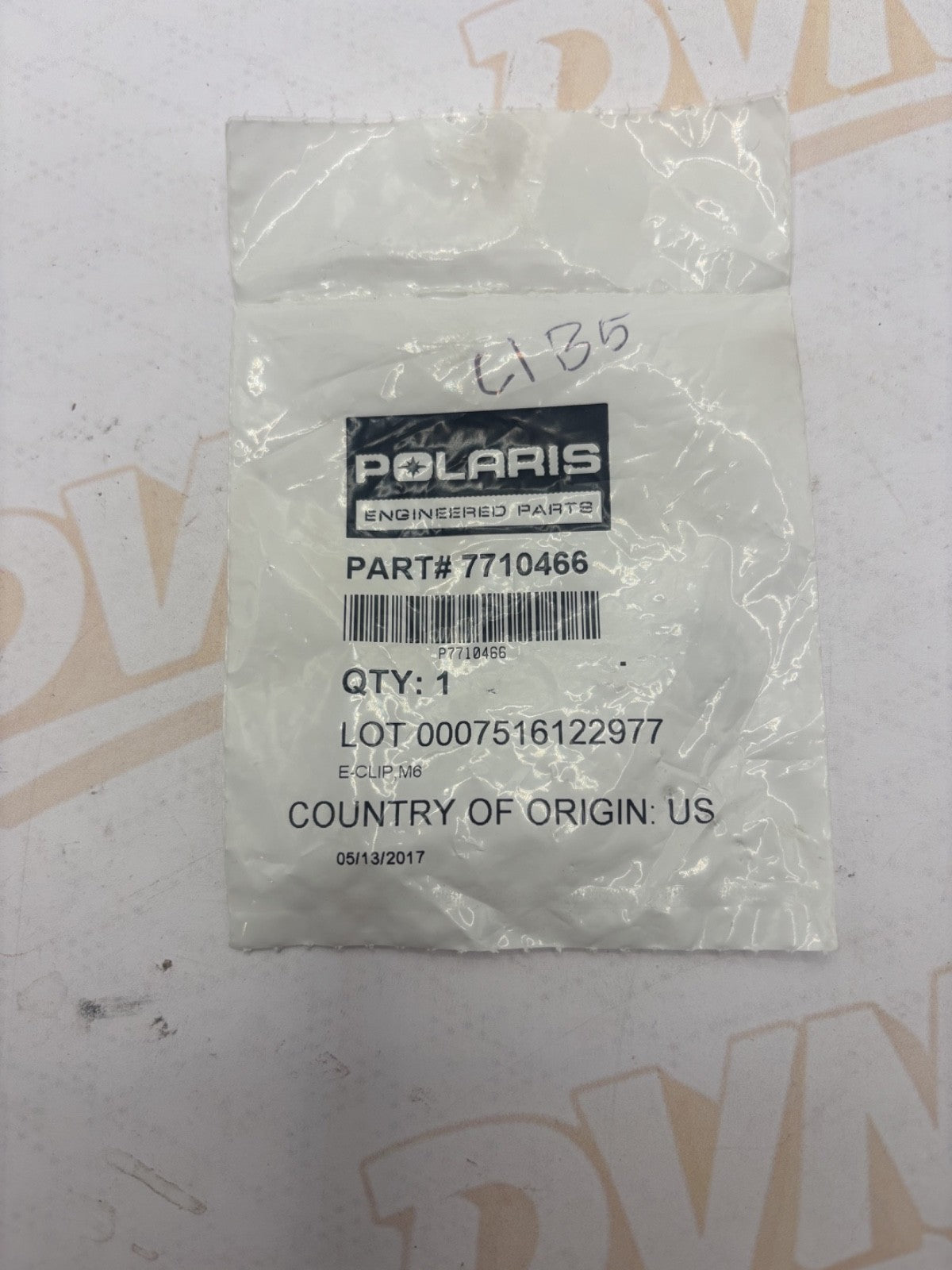 New OEM 7710466 Polaris E-Clip NOS