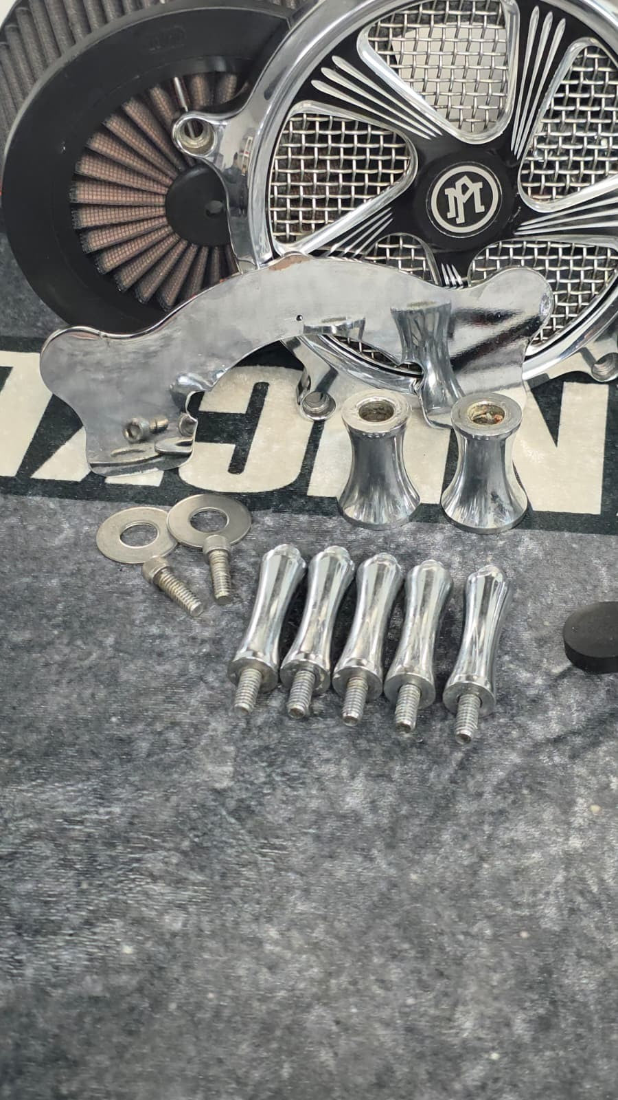 HARLEY DAVISON TOURING Venturi Speed  Air Cleaner, Chrome
