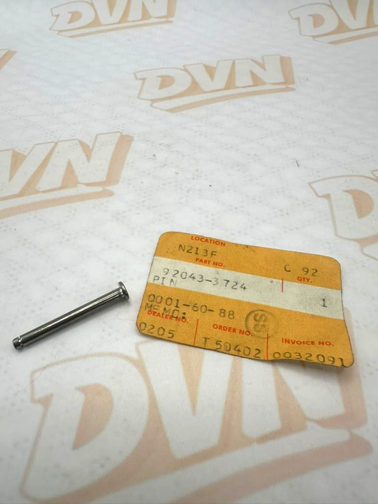 Kawasaki PIN 92043-3724 PIN,3X31 OEM NEW