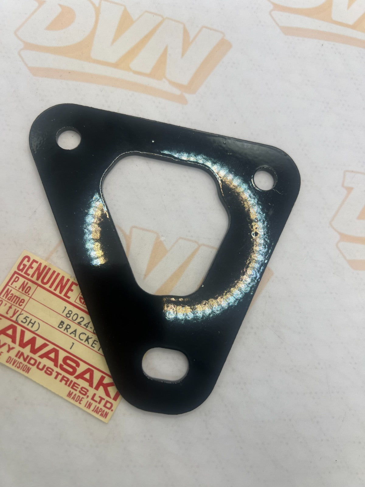 1 Genuine 1976-1979 Kawasaki KZ750 Exhaust System Bracket KZ 750 Part OEM Stock