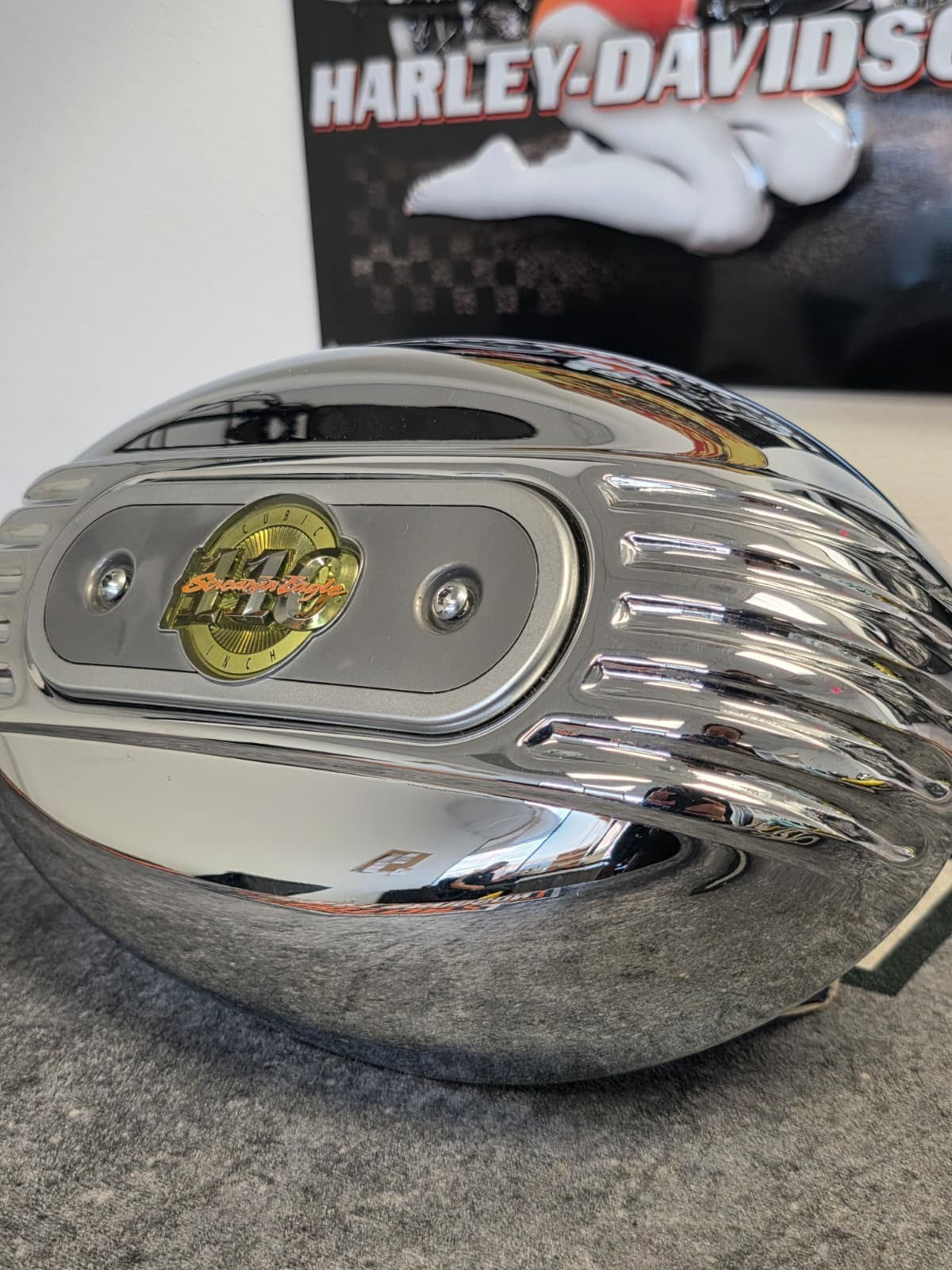Harley-Davidson 2008 CVO FLHTCUSE3 Air Cleaner Cover Chrome 29353-05
