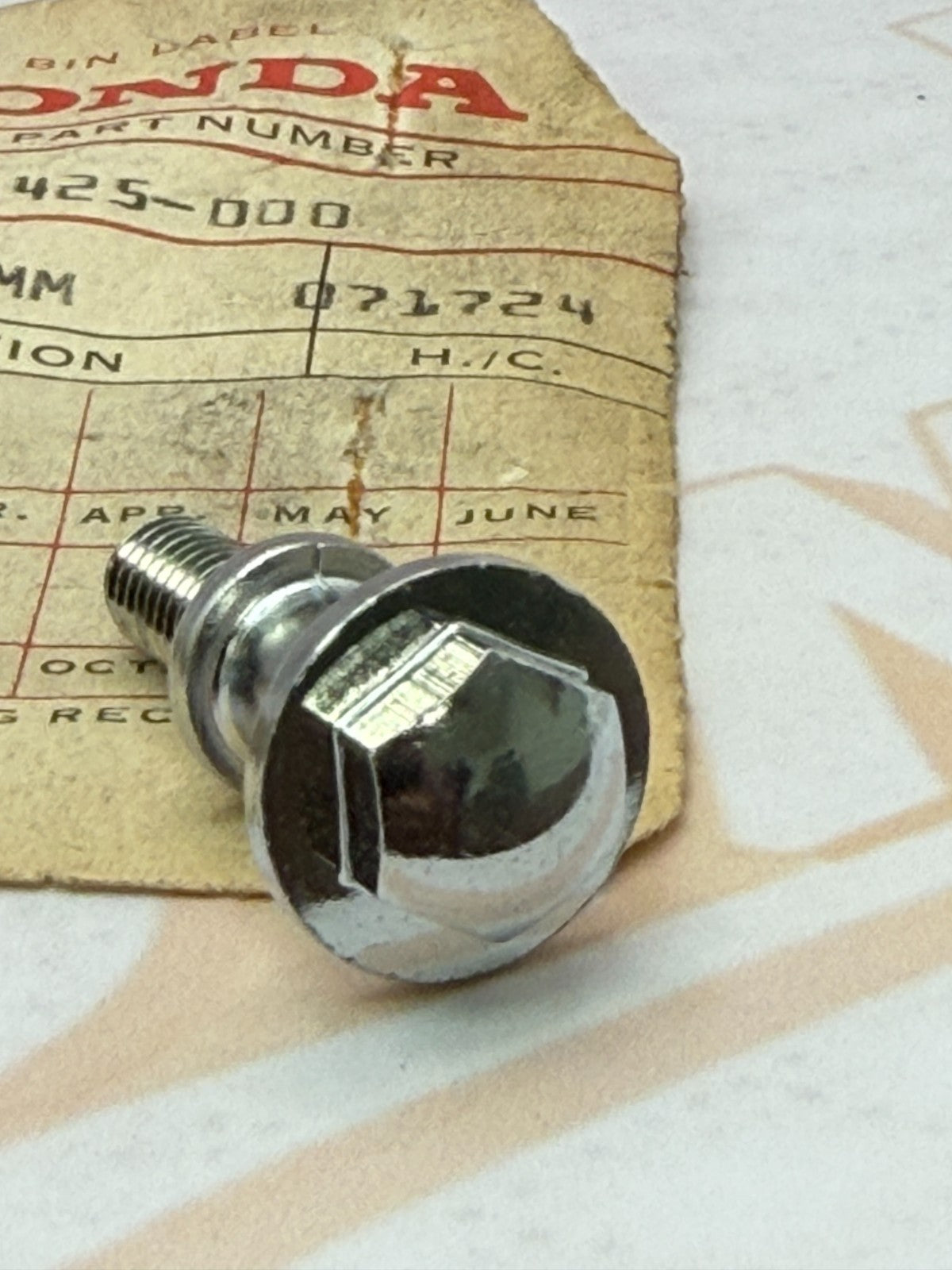 NOS Honda CB650 CB750 CB1100 Bolt 6X27.5 OEM 90017-425-000