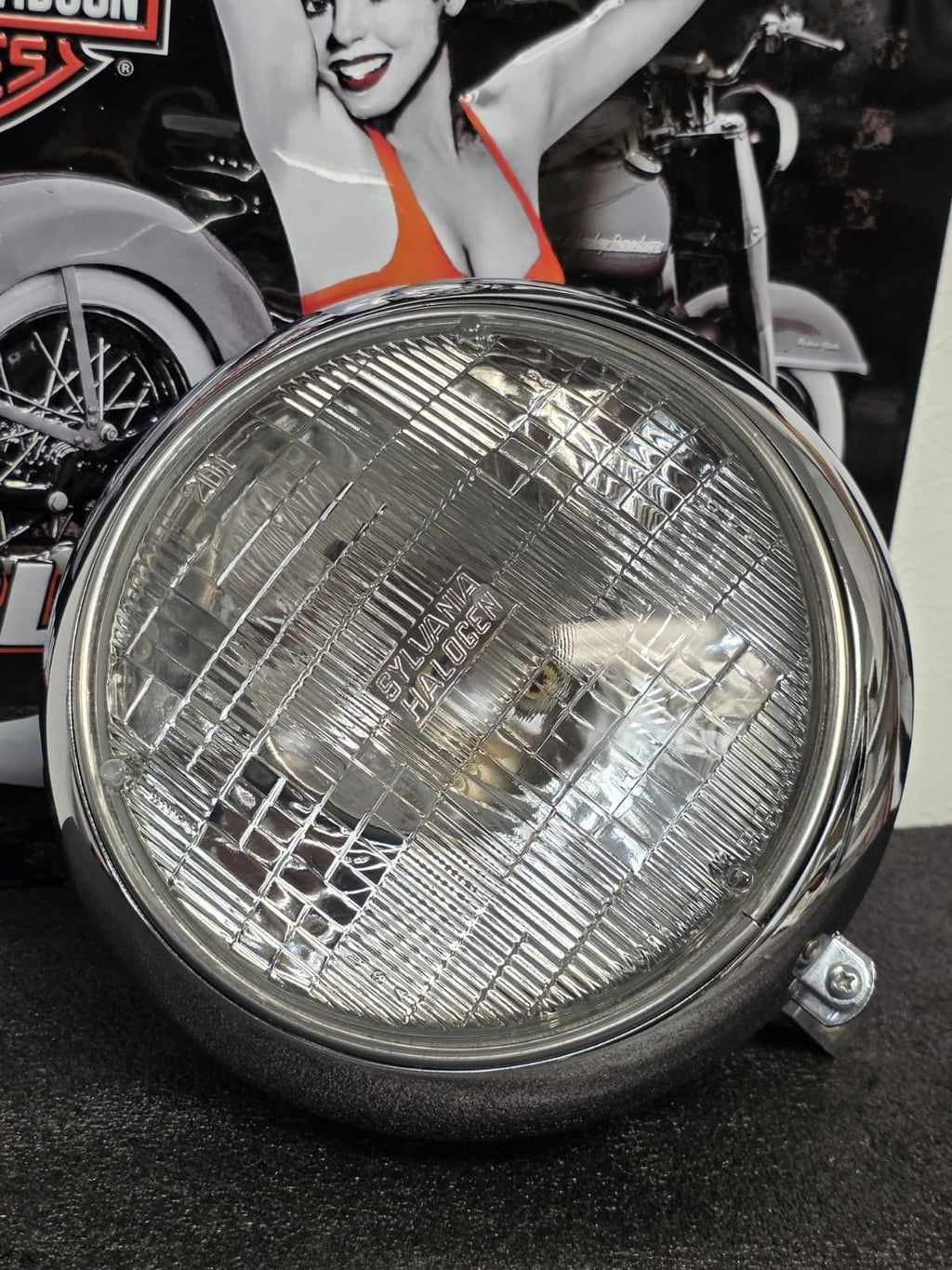 Vintage 7INCH  Round Headlamp for Harley Davidson