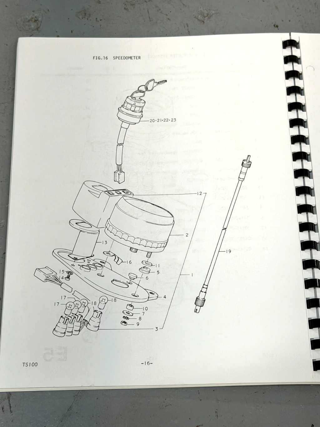 Suzuki TS100 Parts Manual 1973-1977
