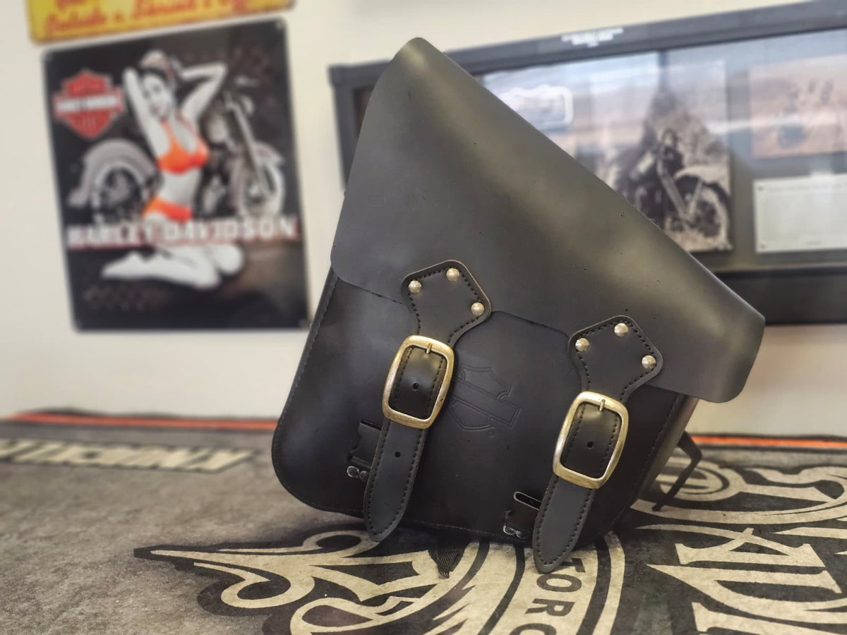 Harley Davidson Original Genuine Motorcycle Saddlebag Black