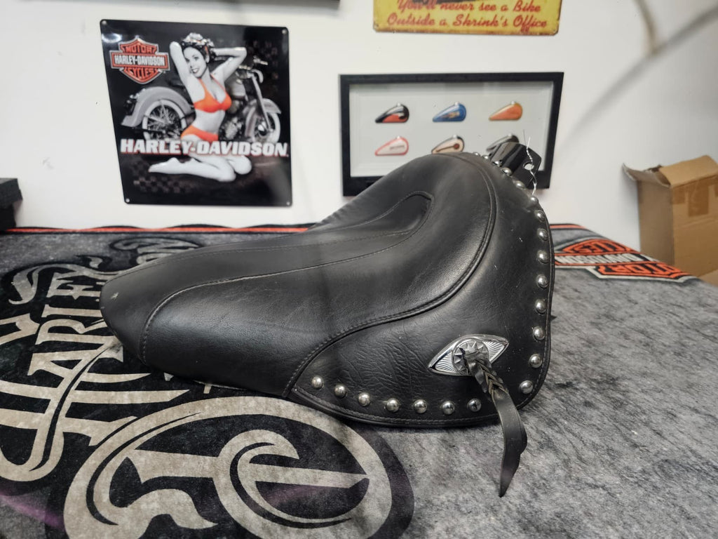 Genuine Harley Davidson 00-17 Heritage Softail Studded SOLO Seat