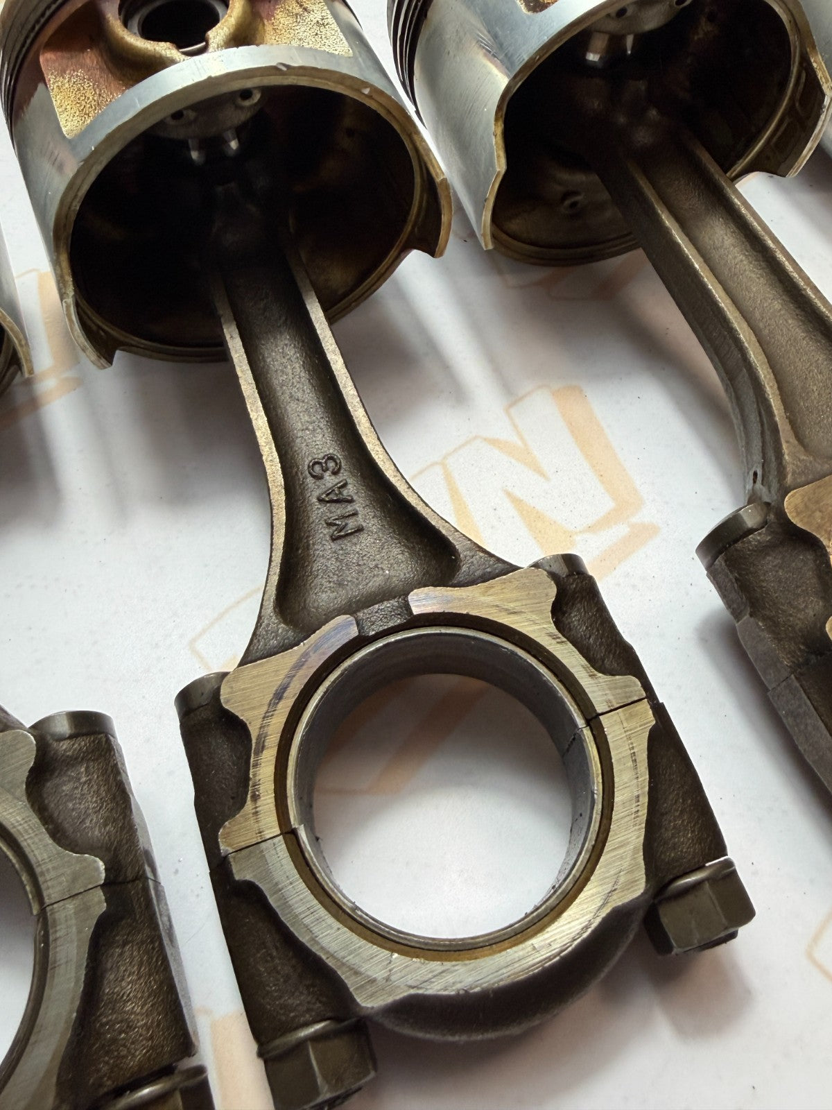 1983 Honda CB1000 OEM Engine Pistons Rings Connecting Rod Assembly 13101-MG1-670