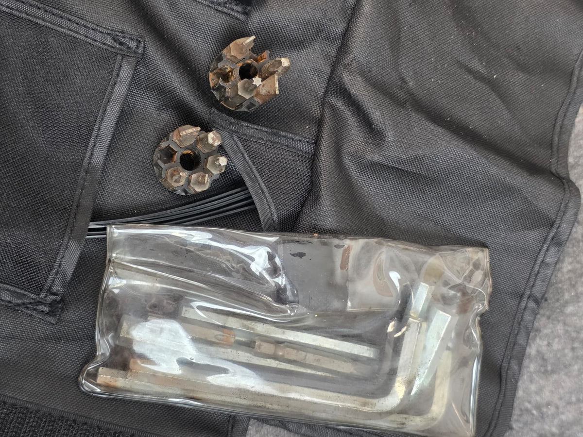 Harley Davidson roll up tool kit w/ Tools Kit