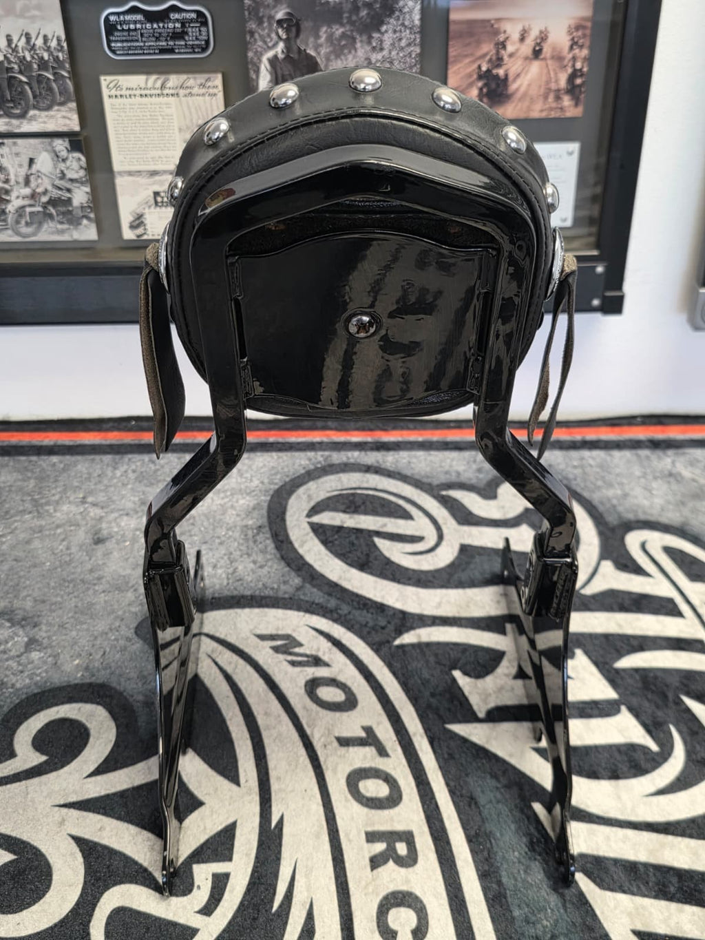 FXSTS Harley-Davidson Springer Softail 93-99 TALL Sissy Bar Backrest Black